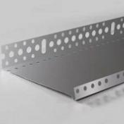 Цокольный профиль (алюминий) с перфорацией и капельником  53мм 2.5 м . Польша