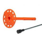 Дюбель для теплоизоляции (зонтик)  10*120 мм  c термозаглушкой (350 шт),  ЕKТ