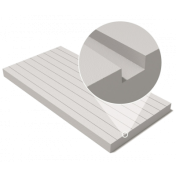 XPS CARBON ECO FAS 100-L, 2.74 м.кв. (экструдированный пенополистирол С ФРЕЗЕРОВАННОЙ ПОВЕРХНОСТЬЮ)