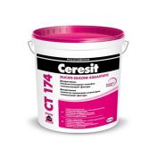 Декоративная штукатурка Ceresit CT 174 (камешковая), 25 кг цвет коричневый