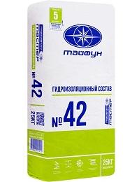 Гидроизоляция Тайфун Мастер № 42, 25кг