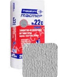 Защитно-отделочная цементная штукатурка «Тайфун Мастер» №22с (шуба), 25кг