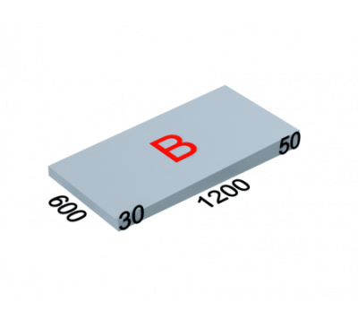 Экструдированный пенополистирол XPS CARBON PROF SLOPE-2.1%  ЭЛЕМЕНТ В