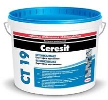 Грунтовка CERESIT CT 19 «БЕТОНКОНТАКТ» адгезионная, 10л