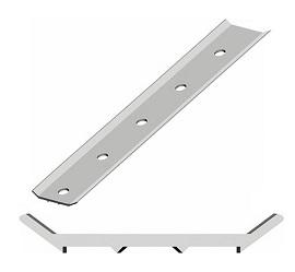 Рейка прижимная алюминиевая ТехноНИКОЛЬ 2,0 м