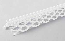 Уголок перфорированный ПВХ PROFIGIPS для мокрых штукатурок 6 мм 3,0 м