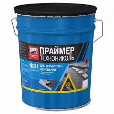 ПРАЙМЕР БИТУМНЫЙ ТЕХНОНИКОЛЬ №01 - ТЕХНОНИКОЛЬ (16кг), гидроизоляция