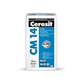 Клей для плитки (эластичный) CERESIT CM 14,  25кг