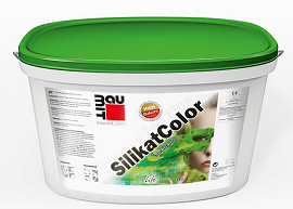 Baumit Silikat Color 14л (Россия) силикатная водно-дисперсионная крacкa