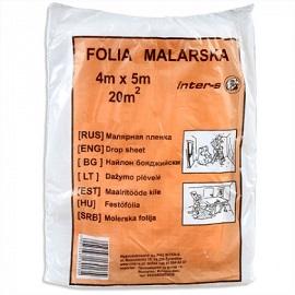 Пленка укрывочная  20 мкм, 4м*5м / Польша