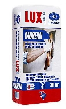 Штукатурка гипсовая ручного нанесения LUX "MODERN", 30 кг