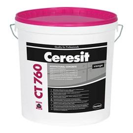 Штукатурка с фактурой «Архитектурный бетон» CERESIT CT 760 VISAGE, 20 кг
