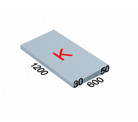 Экструдированный пенополистирол XPS CARBON PROF SLOPE-4.2%  ЭЛЕМЕНТ K