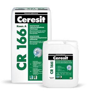 Эластичное гидроизоляционное покрытие Ceresit CR 166, 32кг