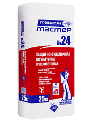Штукатурка повышенной трещиностойкости ТАЙФУН МАСТЕР №24, 25кг