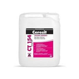 Грунтовка Ceresit CT 154 силикатная концентрат, 10л (глубокого проникновения)
