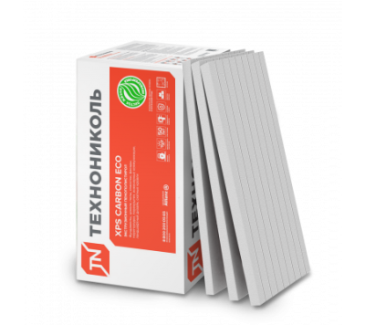 XPS CARBON ECO FAS 50-L, 5.48 м.кв. (экструдированный пенополистирол С ФРЕЗЕРОВАННОЙ ПОВЕРХНОСТЬЮ)